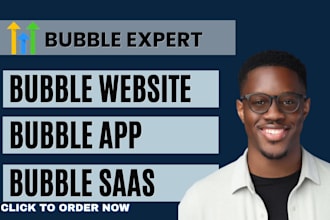 build bubble io website, bubble app, bubble mvp saas and maintenance