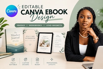 do canva ebook design workbook design and editable ebook design