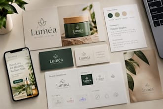design a complete brand identity and branding kit