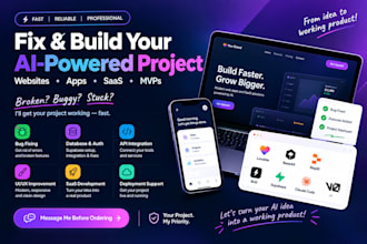 fix lovable dev, base44 expert, replit saas, bolt, supabase, claude code ai, v0