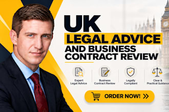 provide expert UK legal advice and business contract review as a UK solicitor