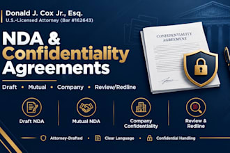 draft a customized and ironclad non disclosure agreement nda