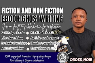 ghostwrite and design self help books, wellness, personal development journal