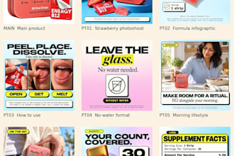 design amazon listing images and write SEO product copy