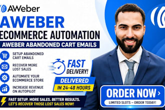 setup aweber ecommerce automation aweber abandoned cart emails
