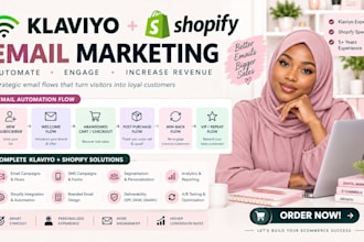 setup klaviyo email marketing, klaviyo email design shopify klaviyo email flows
