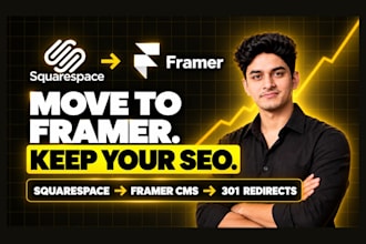migrate squarespace to framer cms create responsive business websites SEO