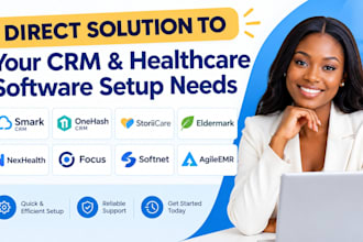 setup smark CRM onehash storiicare eldermark nexhealth focus softnet agileemr