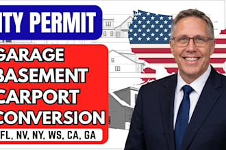 draw a garage addition plans layout and garage conversion permit plan