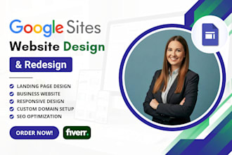 design or redesign a professional google sites website for your business