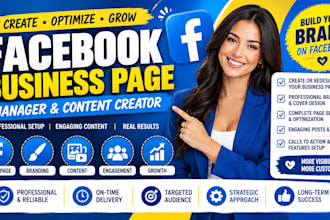 create and setup facebook business page