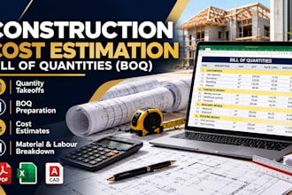 prepare construction boqs and cost estimates