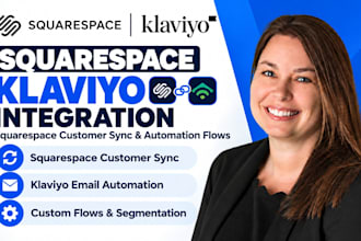 setup squarespace klaviyo integration squarespace customer sync automation flows