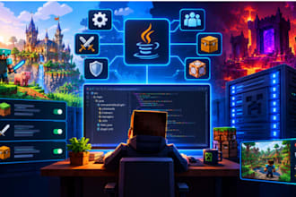 develop custom minecraft java plugins for your server and gameplay
