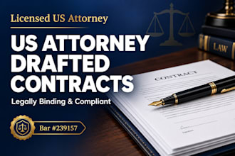 prepare a bulletproof independent contractor agreement as a US attorney