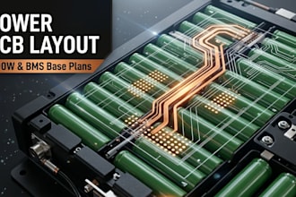 100w usb c pd and battery management system bms board layout