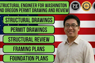 be your structural engineer for washington and oregon permit drawing and review