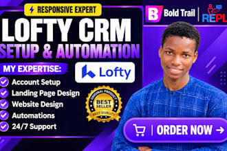 setup lofty crm gohighlevel  hubspot crm lofty website monday crm facebook lead