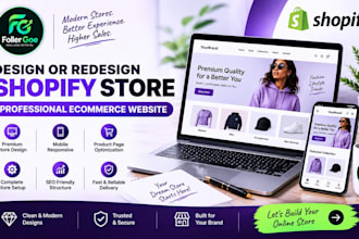design a high converting shopify store