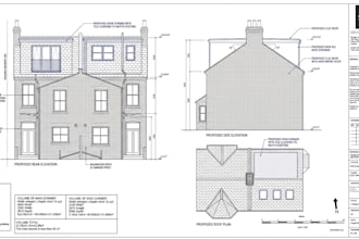create UK loft conversion plans for planning permission and building regulations