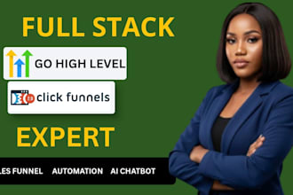 build gohighlevel ai chatbot, voice ai, website and CRM automation