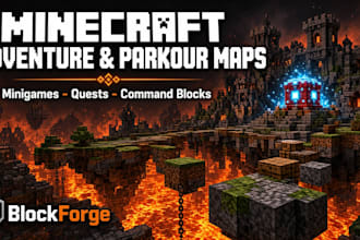 create a custom minecraft adventure or minigame map