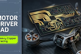 draft heavy copper motor driver circuit layouts and schematic