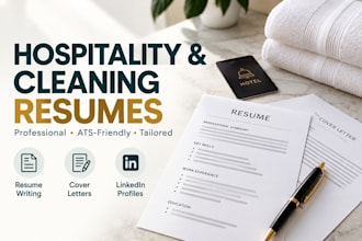 write a janitorial housekeeping and hospitality resume cv