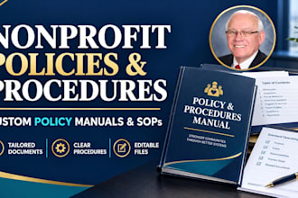 write nonprofit policies and procedures document writing faster