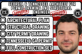 be georgia tennessee architect for permit drawing and structural engineer plans