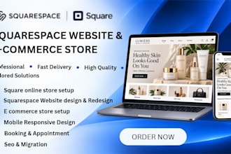 build square online store business square website design or redesign square up