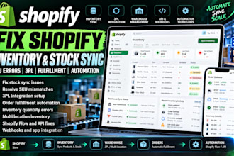 fix shopify inventory stock sync sku errors 3pl fulfillment and order automation