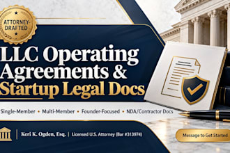 draft a founder focused llc operating agreement
