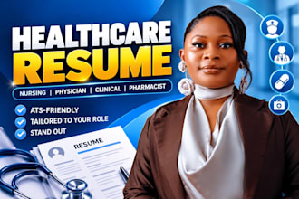 write an ats nursing resume, physician resume, clinical resume pharmacist resume