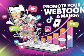 promote your webcomic, webtoon promotion, tapas, manga, comic