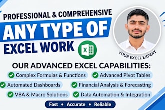 do ms excel all type of work