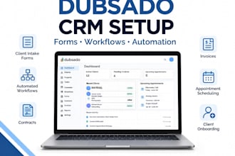 setup dubsado crm forms workflows automation client onboarding for businesses