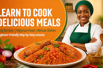 teach you how to cook delicious nigerian and african meals with easy recipes