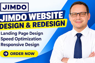 design jimdo website redesign jimdo website development jimdo booking website