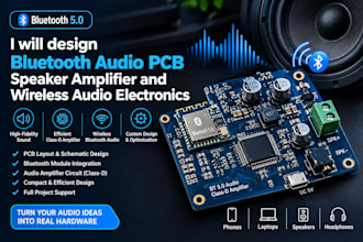 design bluetooth audio pcb speaker amplifier and wireless audio electronics