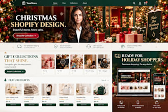 customize your shopify store for christmas gifts and holiday shopping