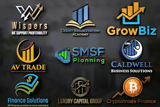 do financial, marketing, accounting, insurance, banking logo