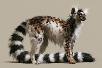 create realistic animal illustration