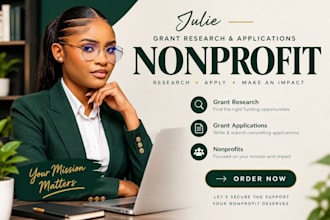 research nonprofit grants and write grant applications