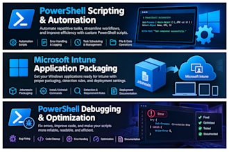 custom powershell scripting and automation