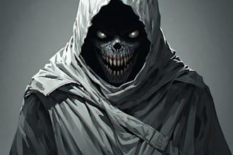 ghostwrite or rewrite scary horror story thriller story