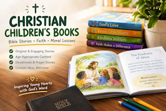 write christian childrens books, bible stories and devotionals