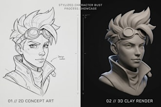 create 2d to 3d model, printable stl file 3d modeling 3d design convert to 3d