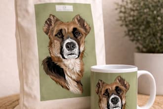 do mug, bag and pillow cover design