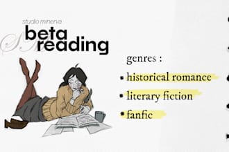 beta read your romance, fanfic, or short story